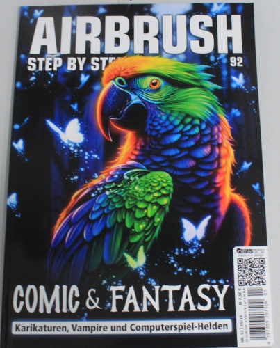 Airbrush Zeitschrift  Step by Step Nr. 92